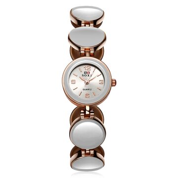Relógio de pulso feminino de luxo SOXY