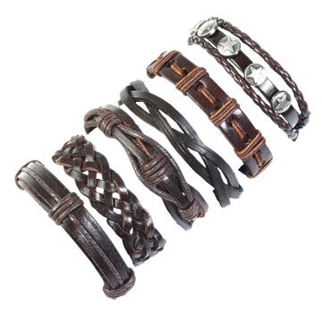 Retro Woven Leather Bracelet