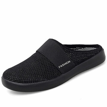 Mesh Comfy Slingback Slip On Loafers