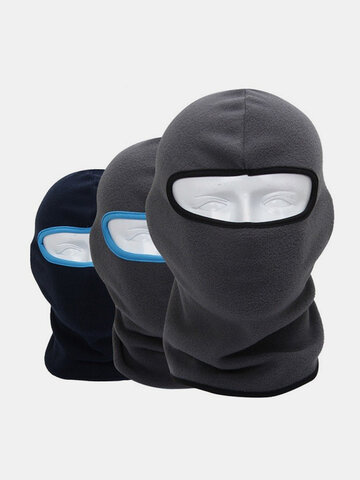 Outdoor Skiing Cycling Warm Hat Hood Fleece Mask