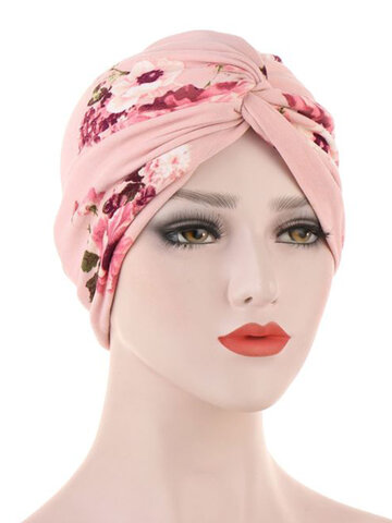 Hooded Hat Beanie Hat Printed Camouflage Muslim Headscarf Hat