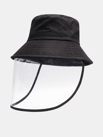 COLLROWN PVC Removable Sun Visor Anti-fog Splash Proof Hat