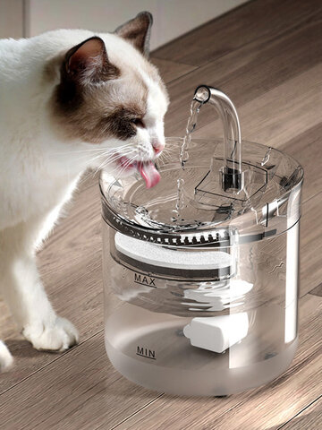 Filtro dell'erogatore automatico dell'acqua di circolazione dell'animale domestico da 1,8 litri