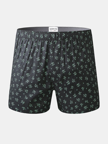 Feather Printing 100% Cotton Home Shorts