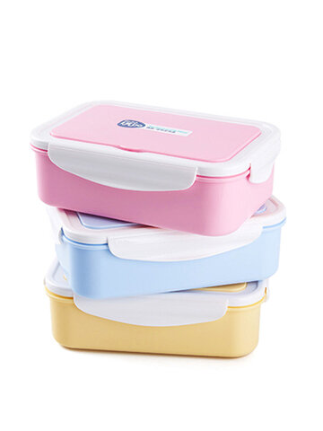 Microwave Oven Lunch Box with Spoon and Fork