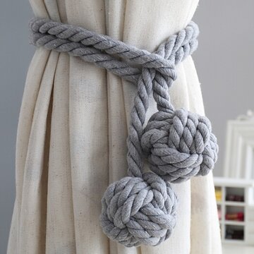 Corde à tricoter à la main Corde Boucle Embrasses de rideau Retenues