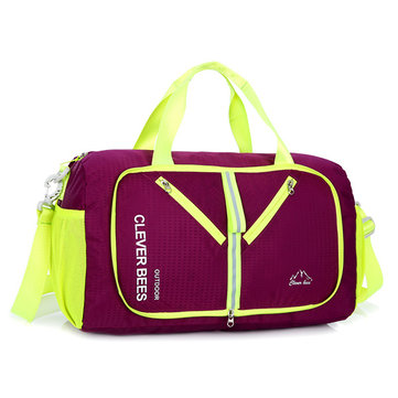 Nylon Waterproof Large Capacity Luggage Bag Foldable Shoulder Bag Clutch Bag For Men Women