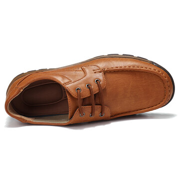 Men Non Slip Casual Leather Shoes