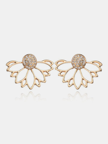 Elegant Lotus Earrings 