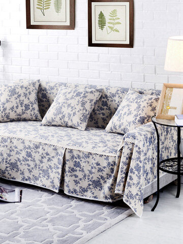 Capa de sofá de 1 a 4 lugares para engrossar algodão estilo americano 