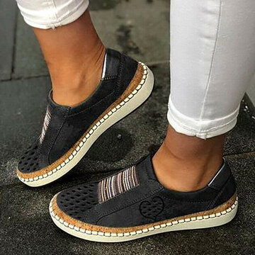 LOSTISY Breathable Hollow Casual Flats
