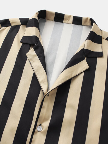 Classic Striped Short Sleeve Shirt