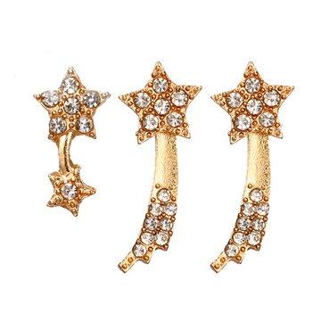 Elegant Star Drop Earrings Set 
