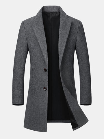 Gentlemanlike Wool Trench Coat