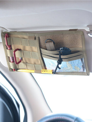 Multi-Function Car Sun Visor Storage Bag