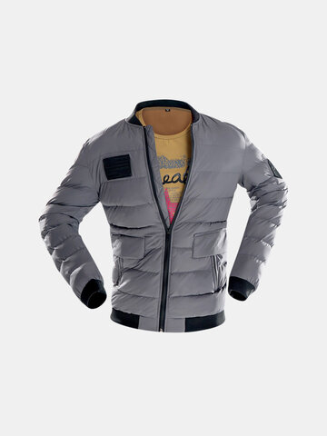 Windproof Thermal Polar Fleece Embroidery Jacket