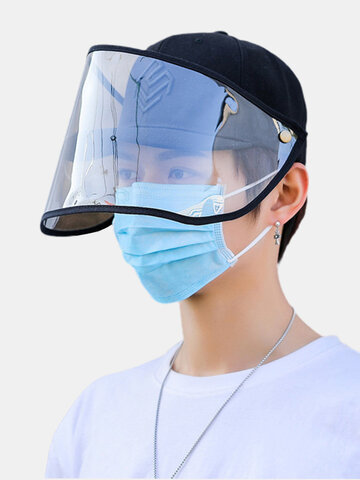 COLLROWN Anti-fog Hat Full Face Dust Detachable Sun Visor 