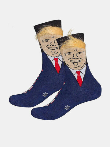 Men Medium Tube Socks Trump Cotton Socks