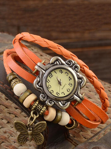 Multilayer Butterfly Bracelet Watch