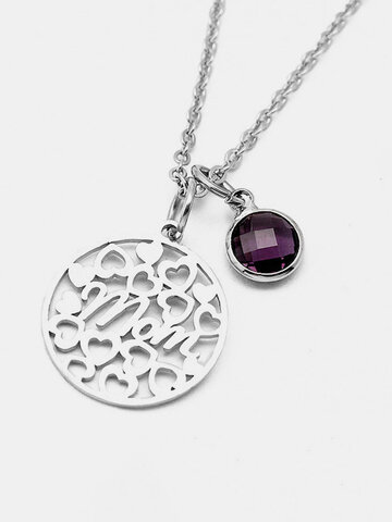 Красочное ожерелье с камнями - подарок мамы 