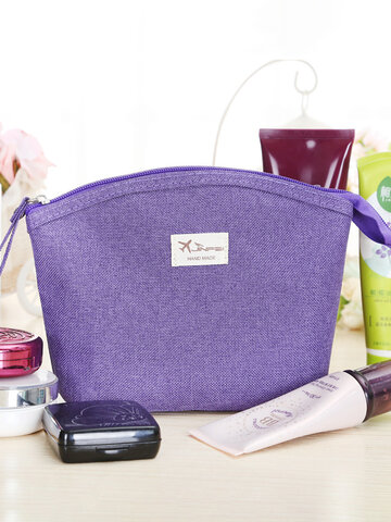 Anti-Friction Women Washup Cosmetics Storage Bag Frosted Travel Makeup Bag