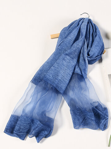 Écharpe en soie artificielle surdimensionnée de 190 cm * 90 cm 