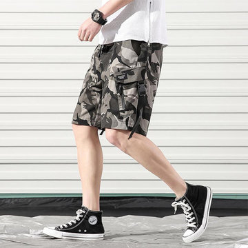 

Men's Shorts Season Trend Tooling Loose Thin Section Seven Points Beach Casual Camouflage Five Points Pants