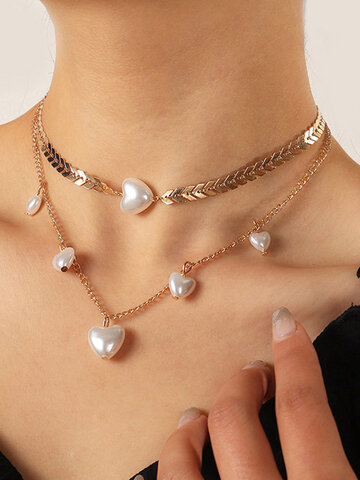 Pearl Multi-layer Necklace
