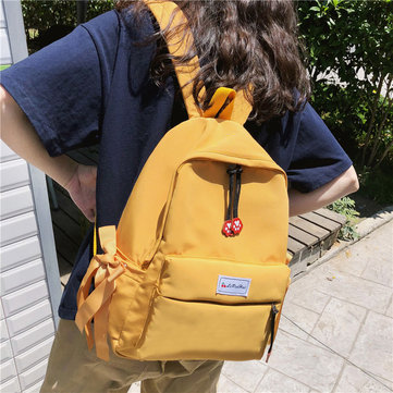 Girl Color Color School Bag Harajuku Ulzzang College Student Sen Versatile High School Backpack