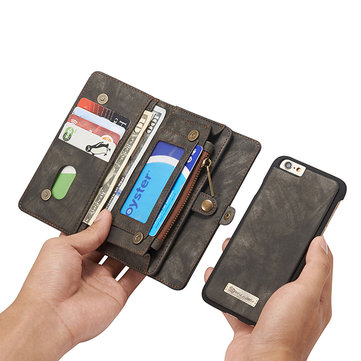 CaseMe Genuine Leather 10 Card Slots Phone Case