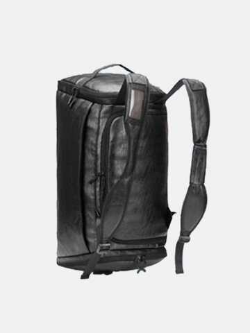 Men Solid Multifunction Backpack 