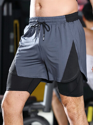 Compression Lined Sport Shorts For Men