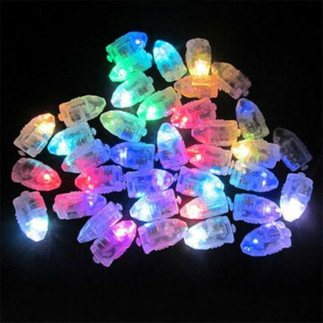 

10 pcs LED Lamp Balloon Light, Colorful blue red green white pink