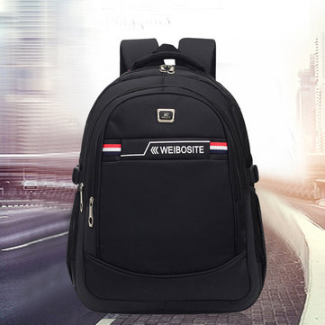 New Fashion Casual Men's Computer Backpack Shoulder Bag Junior High School Student Bag Travel Couple Backpack