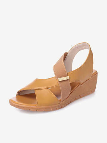 Splicing Casual Wedges Sandals