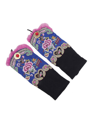 Women Vintage Ethnic Style Gloves