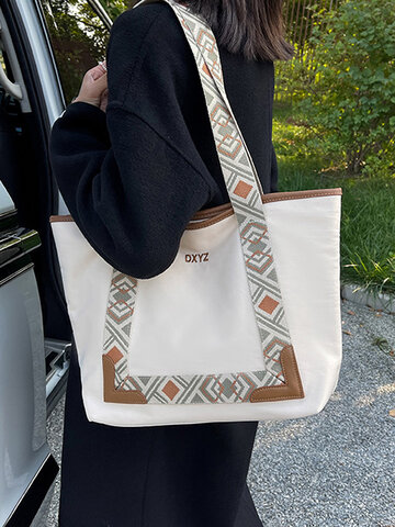 Женская объемная сумка-тоут JOSEKO Oxford с геометрическим рисунком Сумка