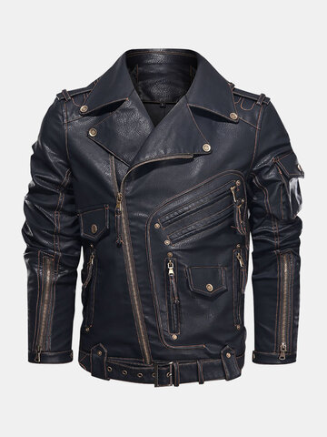 Heavy Industry Motorcycle PU Leather Jackets