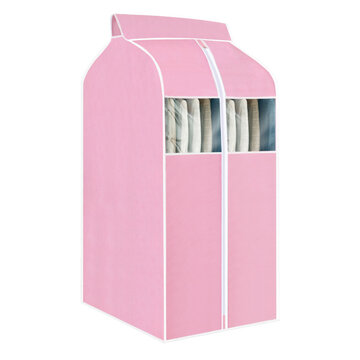 3 Colors Non-woven Fabric Hanging Clothes Storage Bag