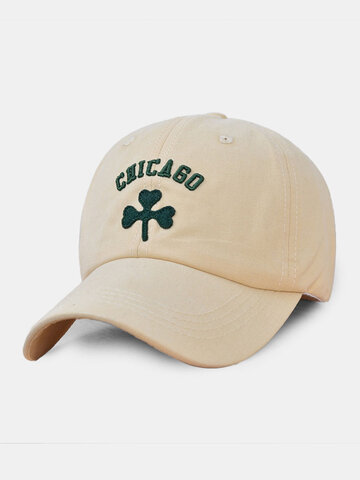Embroidery Clover Baseball Hat