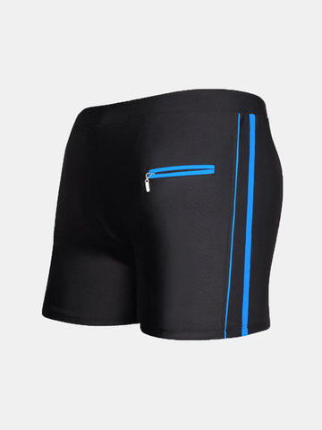 

Sexy Breathable Quickly Dry Swim Trunks, Black blue navy lake blue light blue red