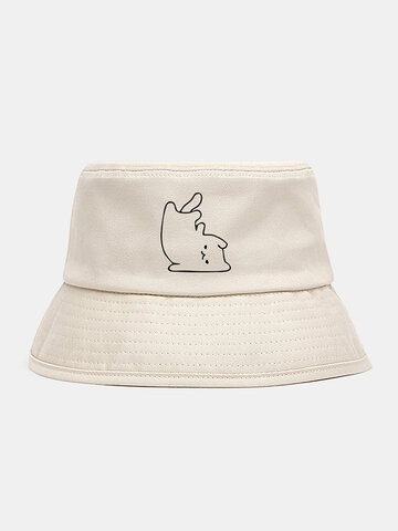 Collrown Unisex Lovely Cat Pattern Bucket Hats