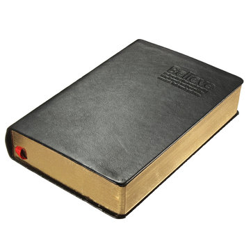 Классическая кожаная обложка в стиле ретро с золотым краем, записная книжка, дневник, альбом для рисования, толстые пустые страницы