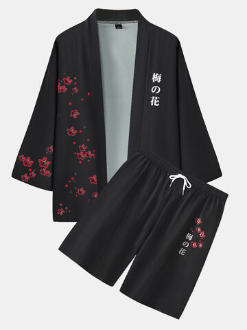 С чем носить кимоно Plum Bossom Pirnt