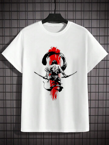 Japanese Warrior Figure T-Shirts
