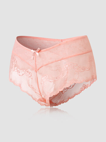 Lace See Through Wide Legged Panties