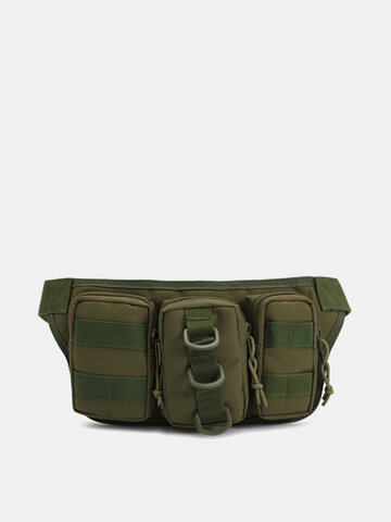 Nylon Outdoor Sport Camouflage Waist Bag Multifunctional Cycling Travling Waist Bag For Men
