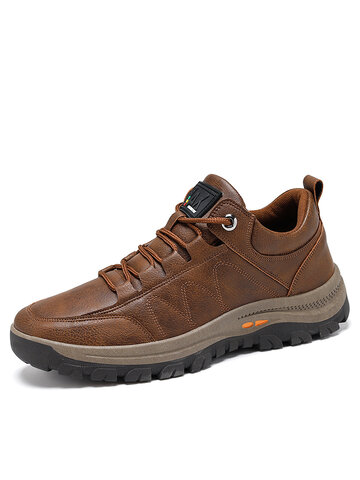 Men Outdoor Waterproof Comfy Slip Resistant Casual Hiking Sneakers