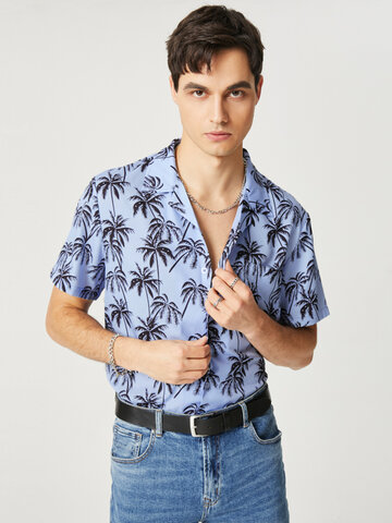 Herren Holiday Coconut Over Print Shirt