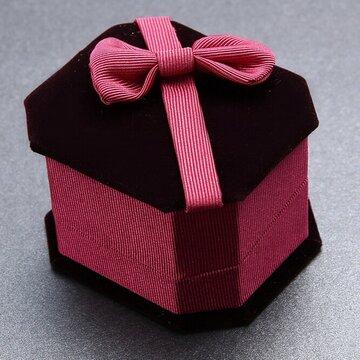 Velvet Bow Jewelry Packaging Box